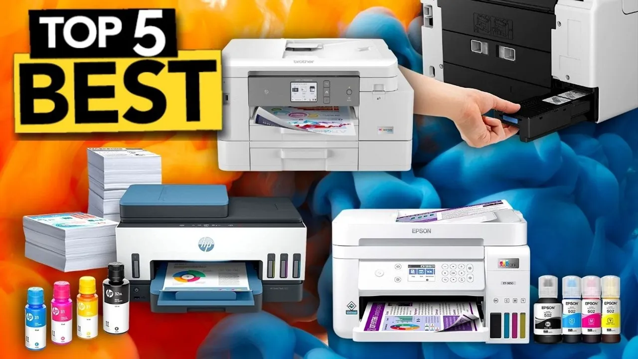 TOP 5 Best Wireless All-in-One Inkjet Printer [ 2023 Buyer's Guide ]
