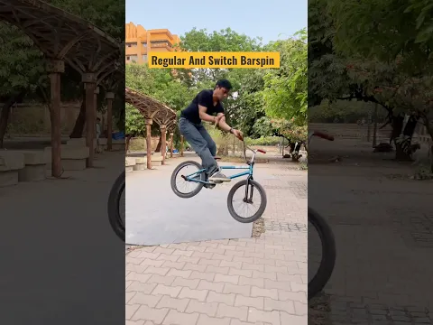Switch Barspin Are Little Difficult Than Regular Barspin But I Try My Best 🙂 #akramrider #bmxindia
