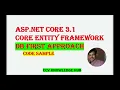 Asp Net Core 3 1 and Core Entity Framework Sample Application DB First Approach