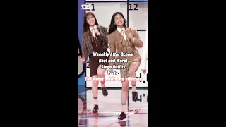 Weeekly After School Best VS Worst Outfits Part 2 Shorts Weeekly 