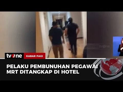 Polisi Tangkap Pembunuh Pegawai MRT Jakarta Saat akan Melarikan Diri