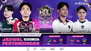 🔴LIVE | INFINIX MDL ID S14 | Regular Season - Progressive Round 5 | Hari 1