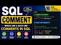 SQL COMMENT for Beginners Real-Time Examples