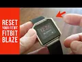 How to Reset Factory Reset Fitbit Blaze