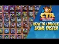 Lagu Crash Team Racing: How to Unlock Skins FAST! [PATCHED]