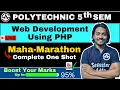 Web Development Using PHP One Shot Complete Marathon Revision with Important Questions