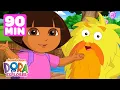 Grumpy Old Troll's Best Riddles \u0026 Games in Dora the Explorer! 🤔 90 Minutes | Dora \u0026 Friends