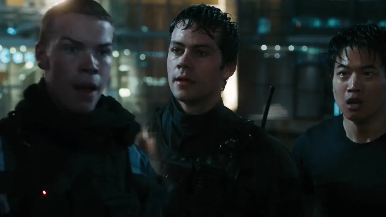 Gally saves Thomas, Newt and Minho [The Death Cure]