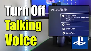 How To Turn Off Talking Voice On PS4 Text To Speech Best Method 