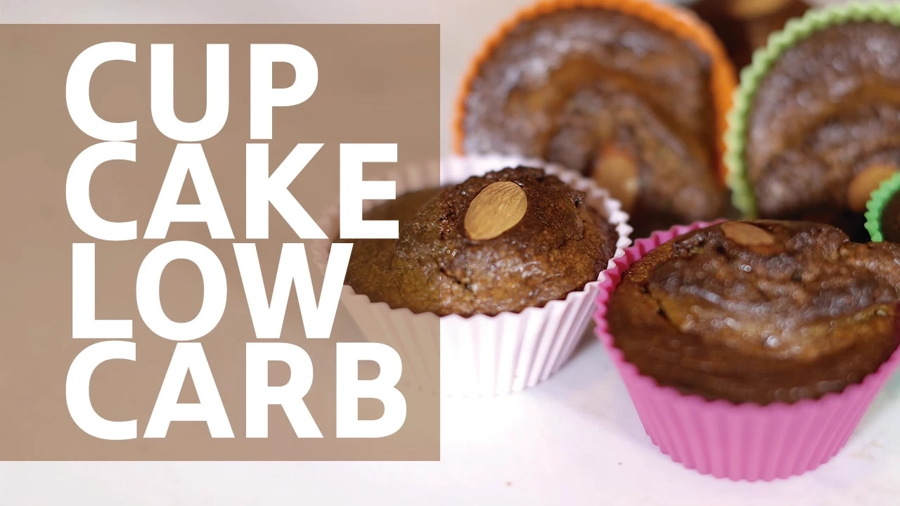 CUPCAKE LOW CARB COMER, TREINAR E AMAR