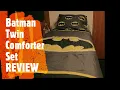 Batman Twin Comforter Set REVIEW