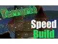 Terraria speed build - Winter cabin