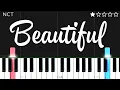 NCT - ‘Beautiful' | EASY Piano Tutorial
