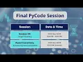 PyCode Session 20