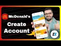 How to Create a McDonald s Account - Sign Up for McDonald s App Account