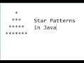 15 Star Pyramid Using nested for loop in Java