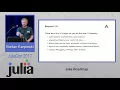 JuliaCon 2017 Julia Roadmap Stefan Karpinski