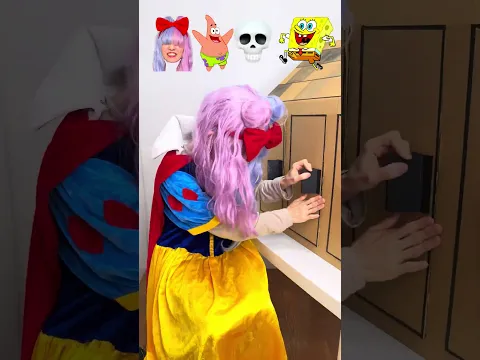 Sion Princess 🧽 SpongeBob Lives in a CARDBOARD House?! 📦😱