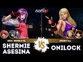 KOF XV ▰ SHERMIE ASESINA (Leona/Shermie/Athena) 🆚 ONILOCK (King/Yuri/B.Jenet)🎞️Replay Match - 12/25