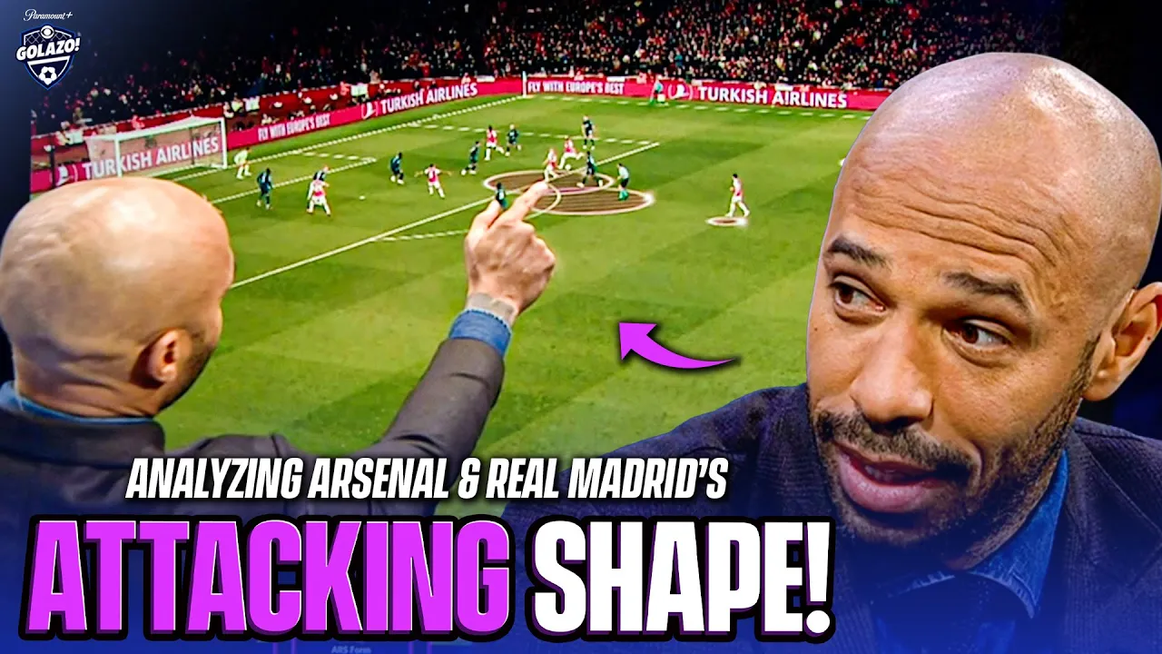Thierry Henry's incredible analysis of Arsenal & Real Madrid's attack!
