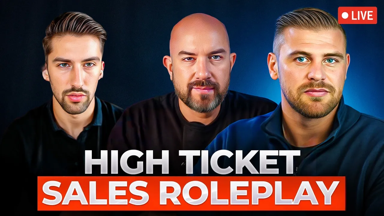 Sales Roleplay - Business Scaling Offer With $1M/mo Trainer [LIVE]