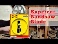 Replacing 14in Jet bandsaw blade with a Supercut brand from Amazon