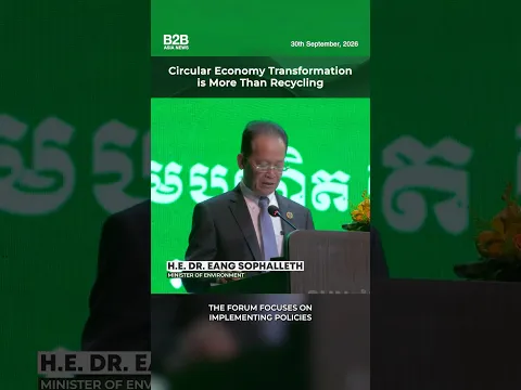 Circular Economy Transformation is More Than Recycling - H.E. Dr Eang Sophalleth