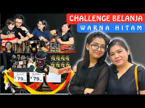 Download MP3 Challenge Belanja Warna Hitam Dengan Keluarga India‼️Istri Indonesia Di India‼️