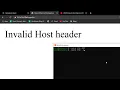 Fix Invalid host header localtunnel on React Angular
