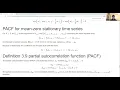 3 3 2 The Partial Autocorrelation Function PACF