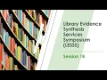 LESSS 2026 Session 1B A Case Study of Building Librarian ES Expertise