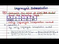 Lagrange Interpolation ka Easy Trick f x for x 2 5 Numerical Methods Full Solution