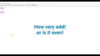 Flowgorithm - Odd or Even
