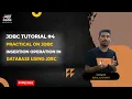 JDBC Practical On Eclipse Java Database Connectivity by Iqbal Sir Part 4 ApnaWallahCode