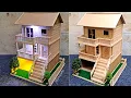 Download Lagu DIY // Miniatur rumah tiga lantai dari stik es krim // Kerajinan dari stik es krim