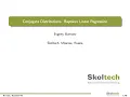Bayesian ML 2021 Lecture 2 Conjugate Distributions Bayesian Linear Regression