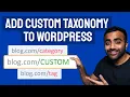 Custom Taxonomy in WordPress - How To Create and Customize Your WordPress Taxonomy