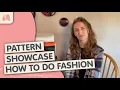 How to do Fashion Patterns Showcases Plus Fabric Pairing Inspiration