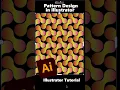 Lets create an interlocking shape pattern design in Illustrator Adobe Illustrator tutorials