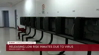 Brazos County Jail releasing low-risk inmates due to COVID-19