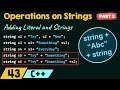 Operations on Strings Part 3