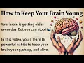 Download Lagu How to Keep Your Brain Young 🧠 || Graded Reader || Improve Your English Fluency ✅️