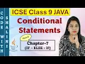 IF Else IF statement Ch 7 Conditional statements in Java ICSE Computer application with BlueJ