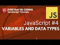 Variables and Data Types in JavaScript - Everyday-Be-Coding