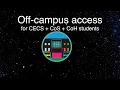 ANU Library for new students of the CECS CoS and the CHM