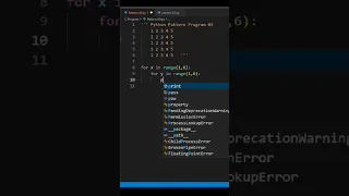 Python Programing Basic Tutorial Python Pattern