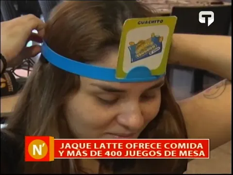 Jaque Latte ofrece comida y más de 400 juegos de mesa