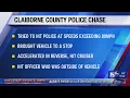 Claiborne County police chase