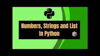 Python Lesson 2 Strings Lists