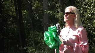Preston spokeswoman speaks at Charger Blvd ribbon cutting ceremony - 8 22 19